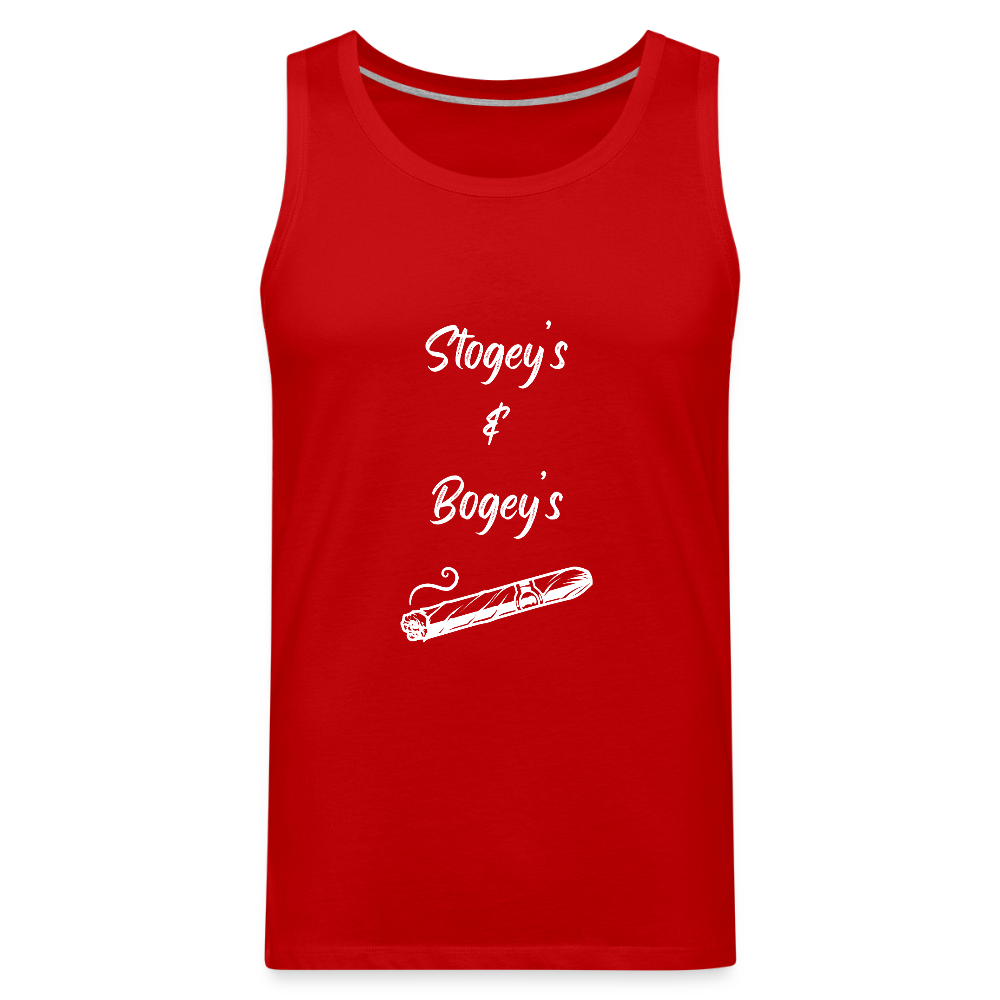 "Stogey's & Bogey's" - Men’s Tank - red
