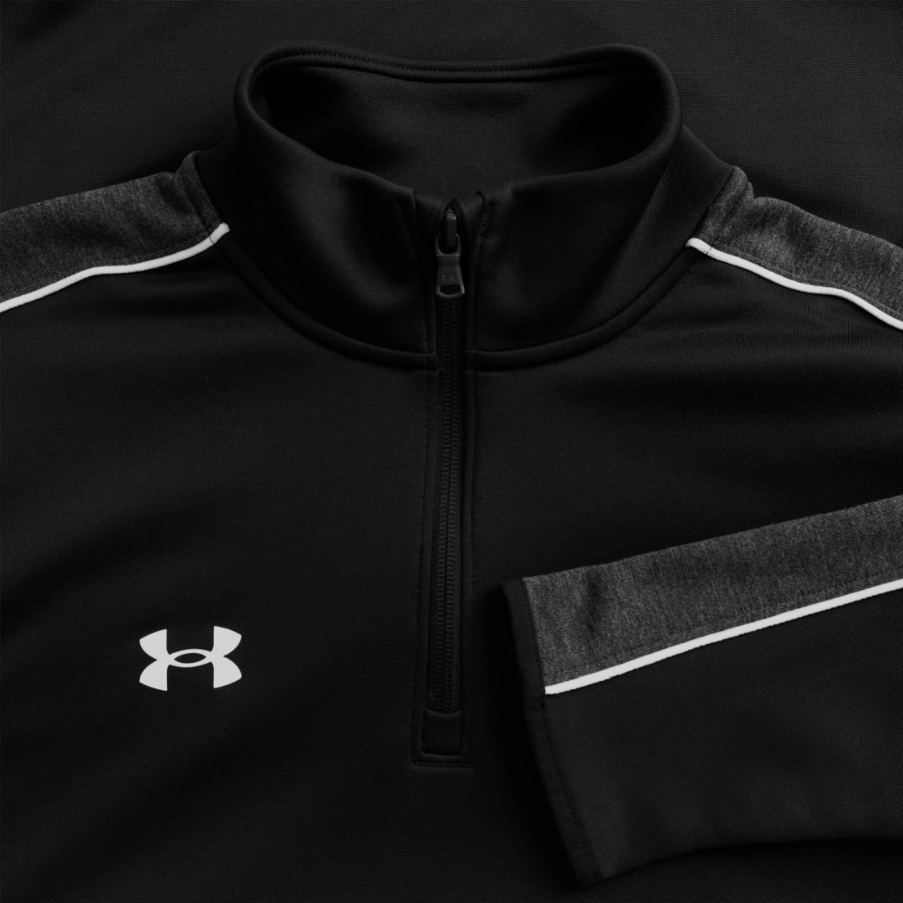 Under Armour Men's Quarter Zip "Start with a spark" - black/white
