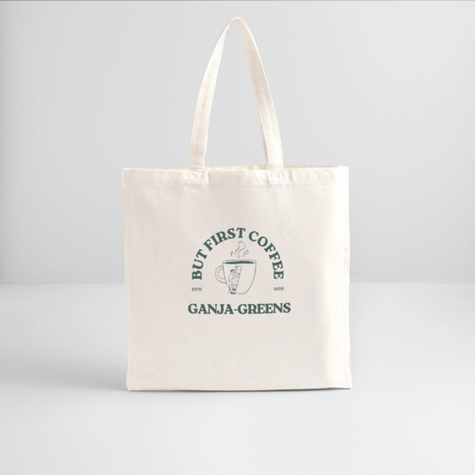 "But First, Coffee" Tote Bag - natural