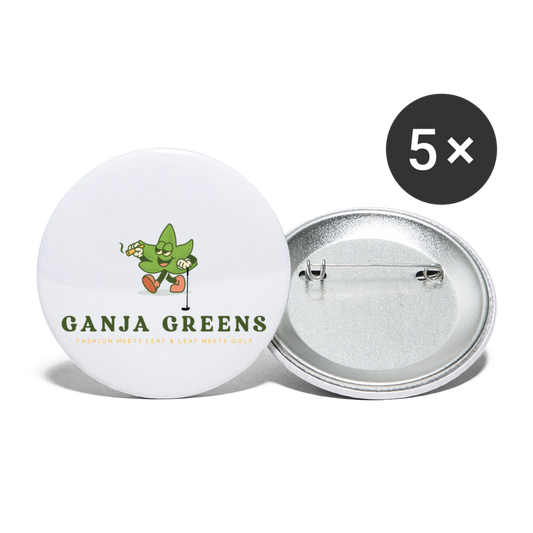 GG Buttons (5-pack) - white