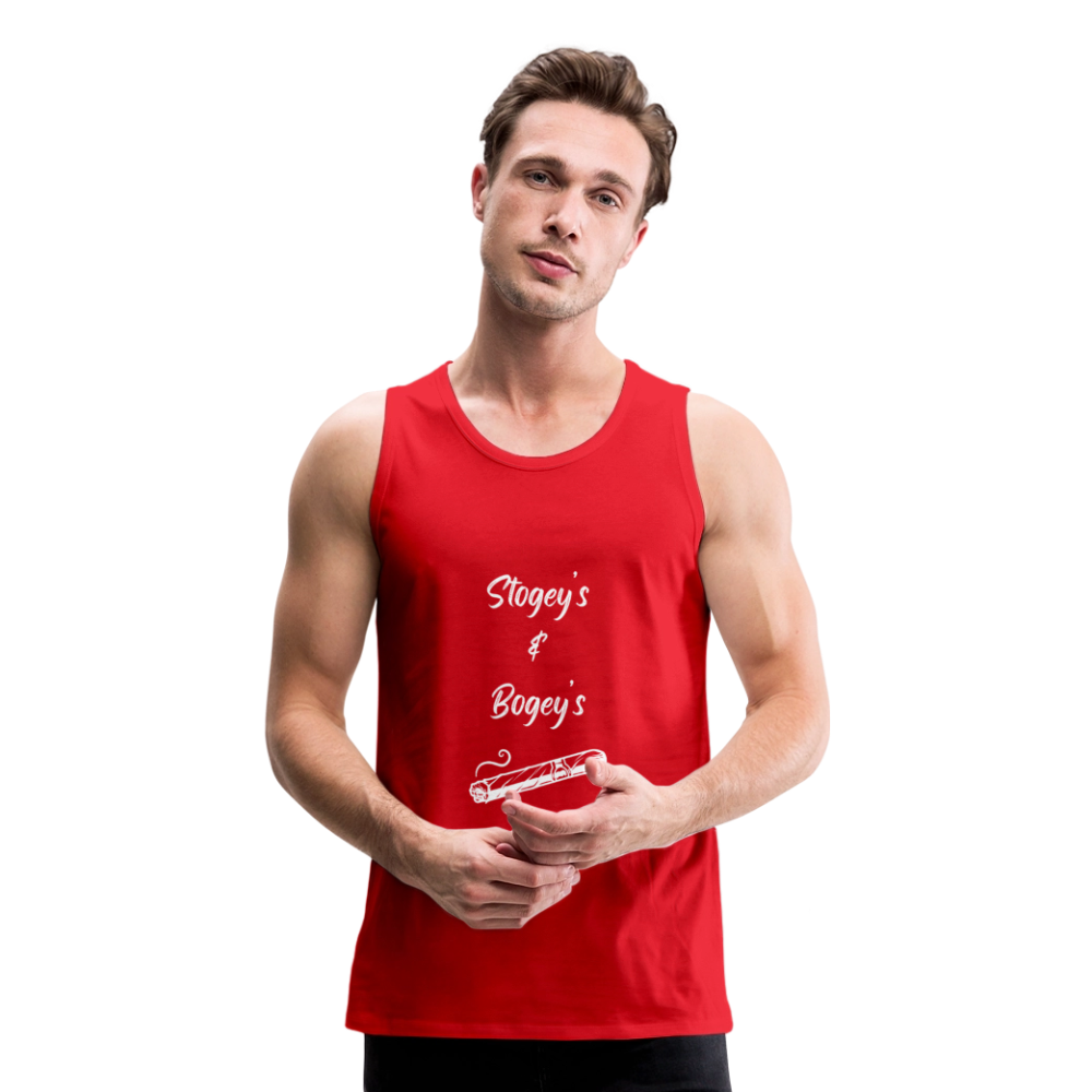 "Stogey's & Bogey's" - Men’s Tank - red