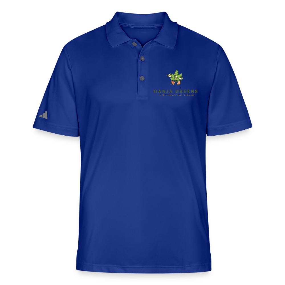 "Good Vibes" Adidas Polo - royal blue