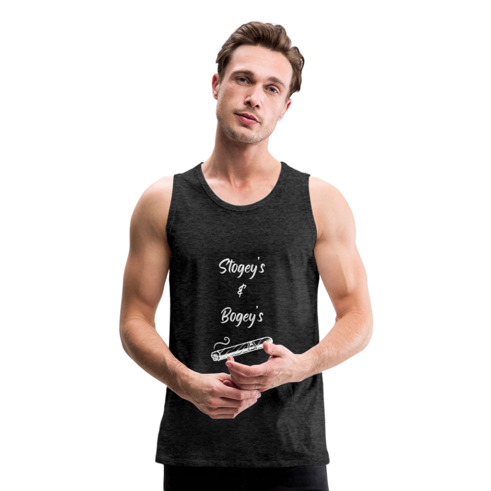 "Stogey's & Bogey's" - Men’s Tank - charcoal grey