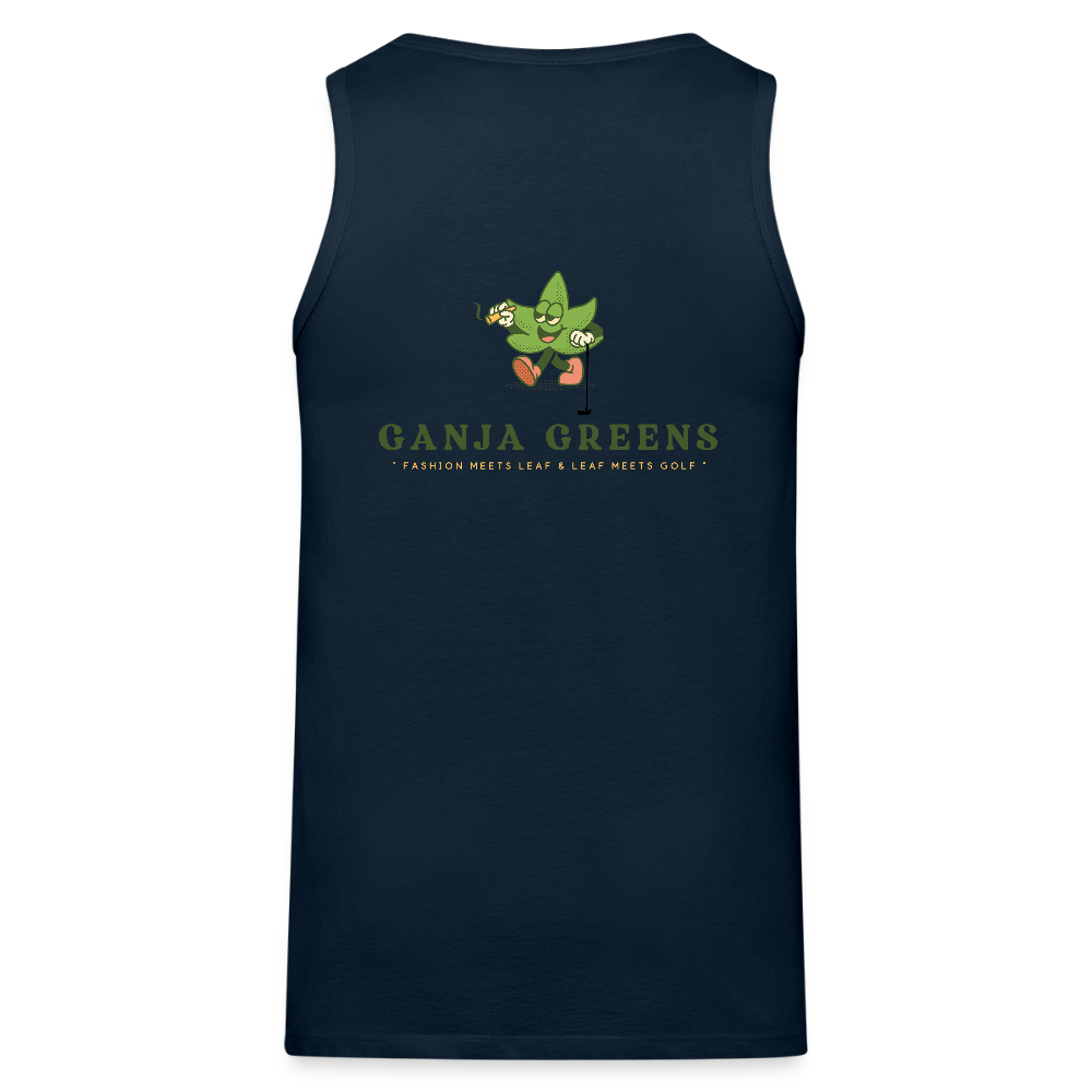 "Life Happens" Men’s Tank - deep navy