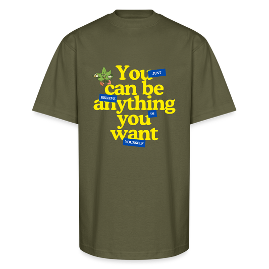 Unisex Oversized  T-Shirt - classic olive