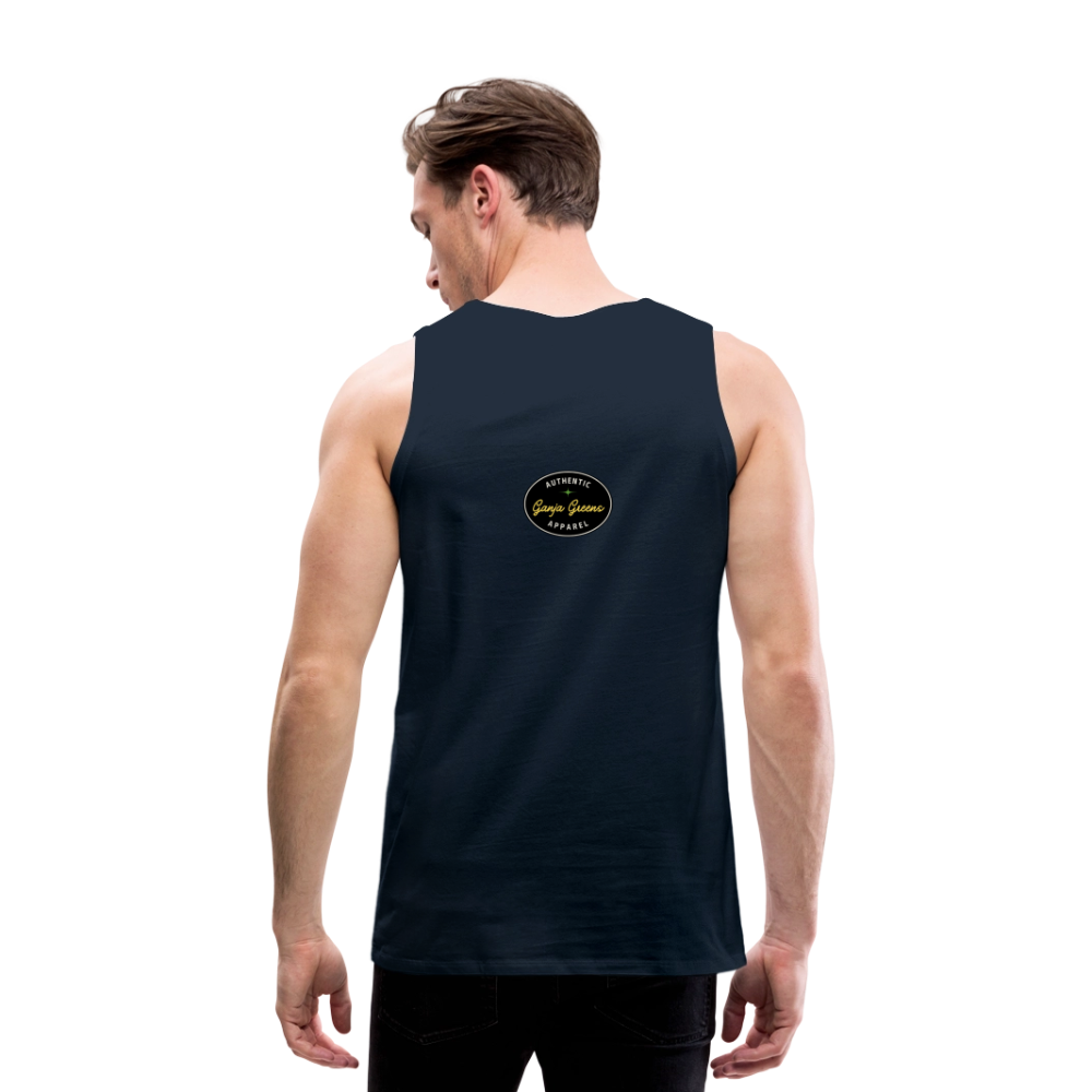 "Stogey's & Bogey's" - Men’s Tank - deep navy