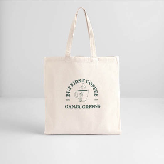 "But First, Coffee" Tote Bag - natural