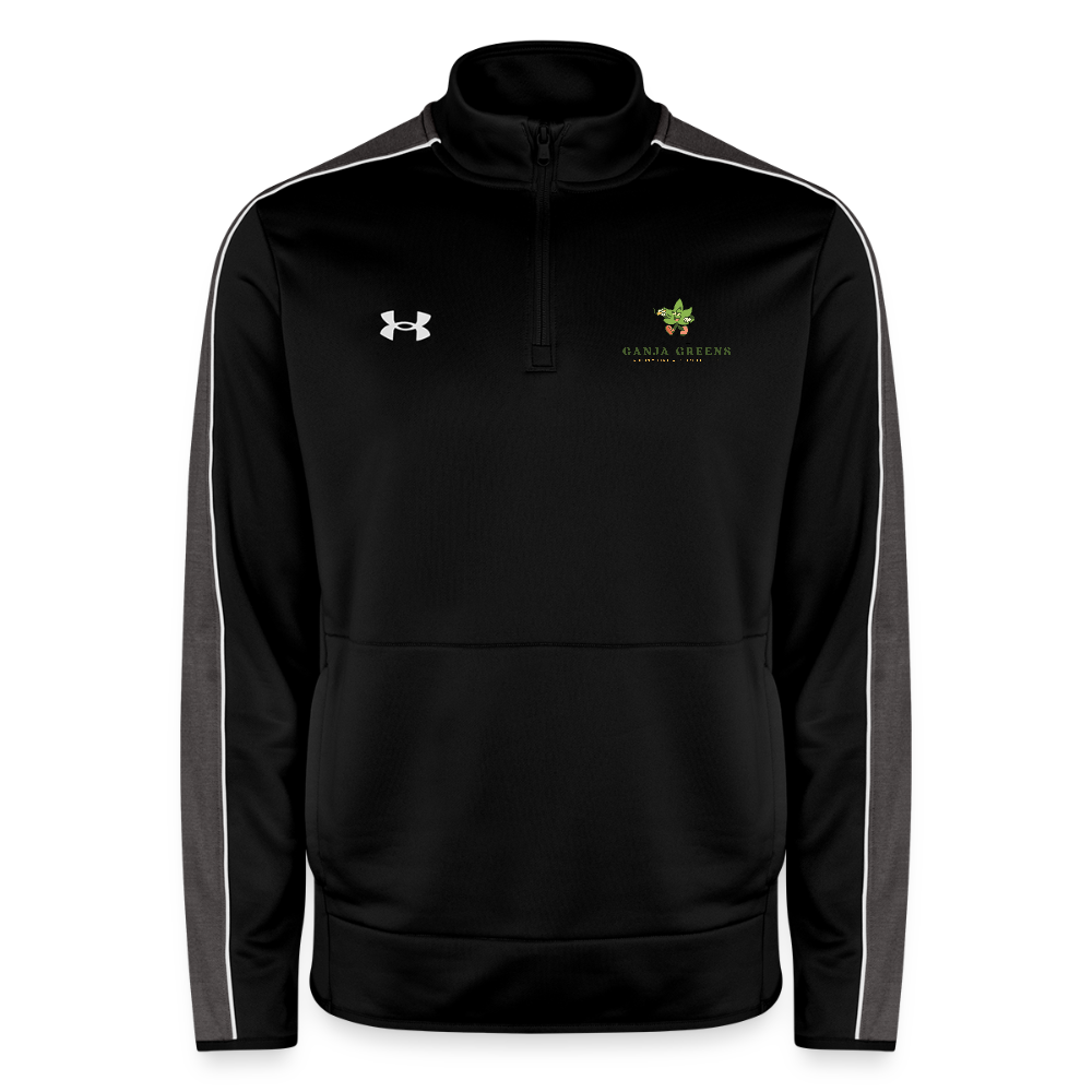Under Armour Men's Quarter Zip  "Start with a spark" - black/white