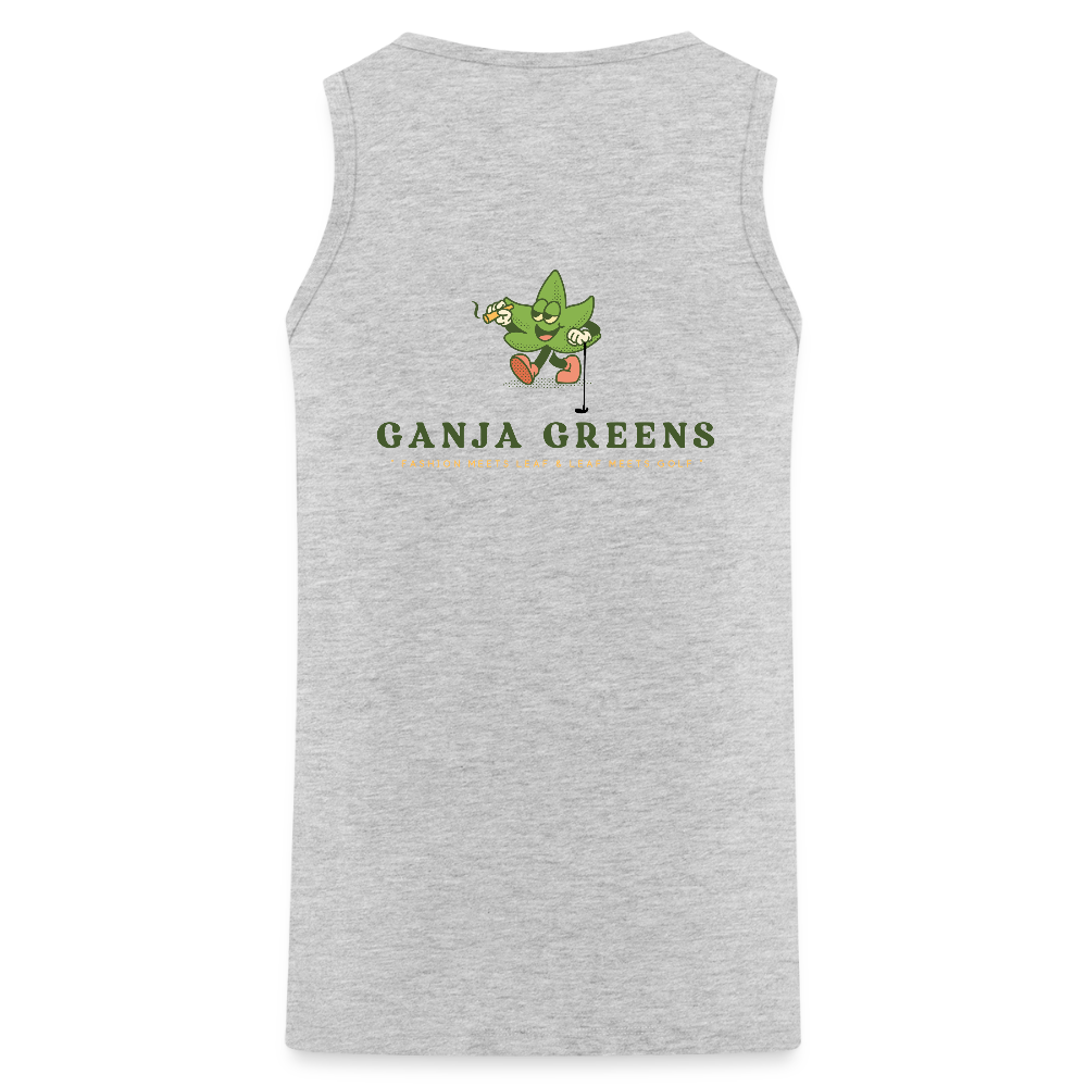 "Life Happens" Men’s Tank - heather gray