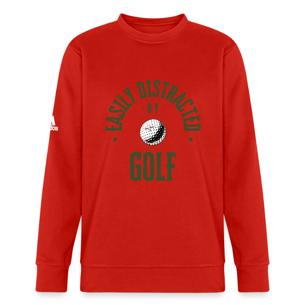 Adidas Fleece Crewneck - red
