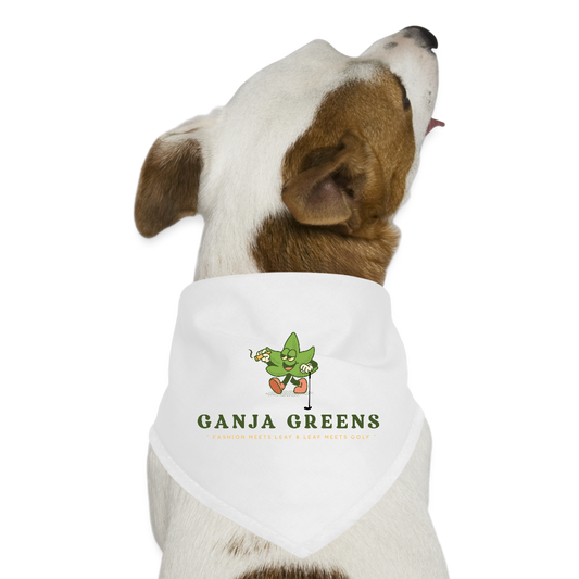 Dog Bandana - white