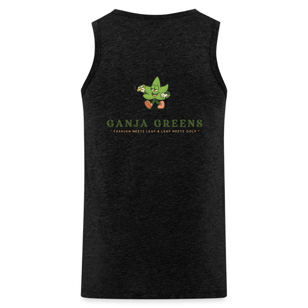 "Life Happens" Men’s Tank - charcoal grey
