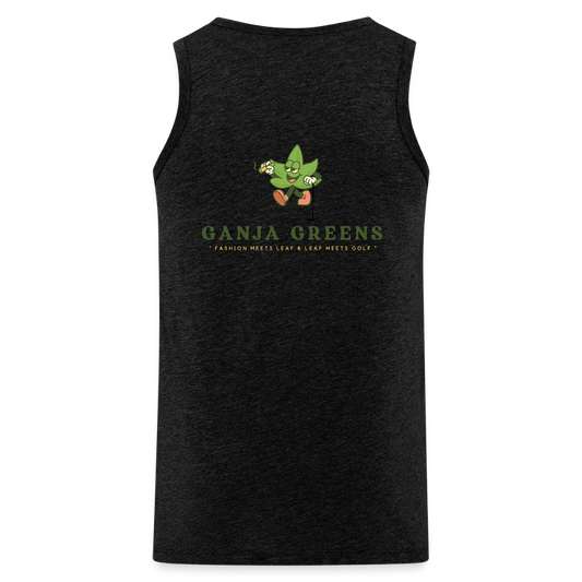 "Life Happens" Men’s Tank - charcoal grey