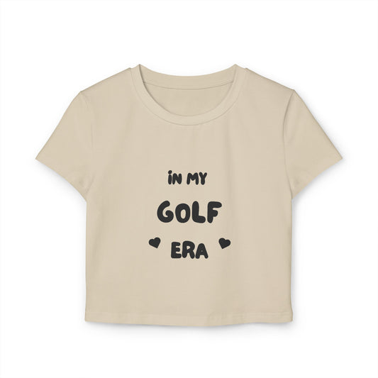 "In My Golf Era" -  Women's Crop Tee
